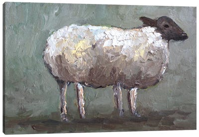 Lamb Canvas Art Print - Romana Khomyn