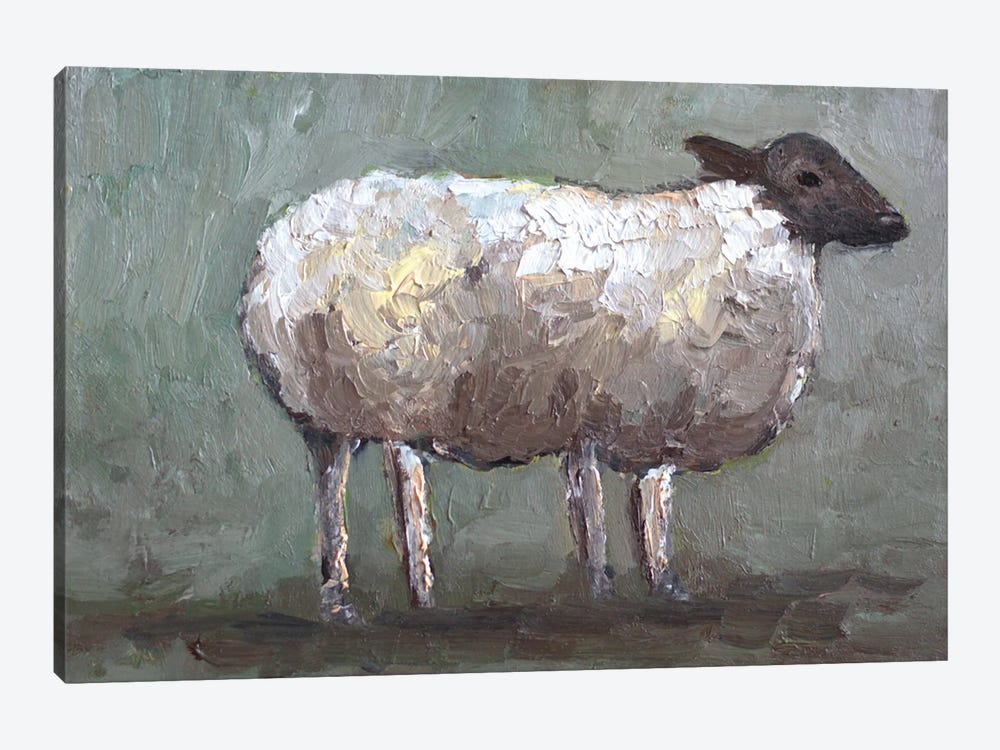 Lamb by Romana Khomyn 1-piece Canvas Wall Art