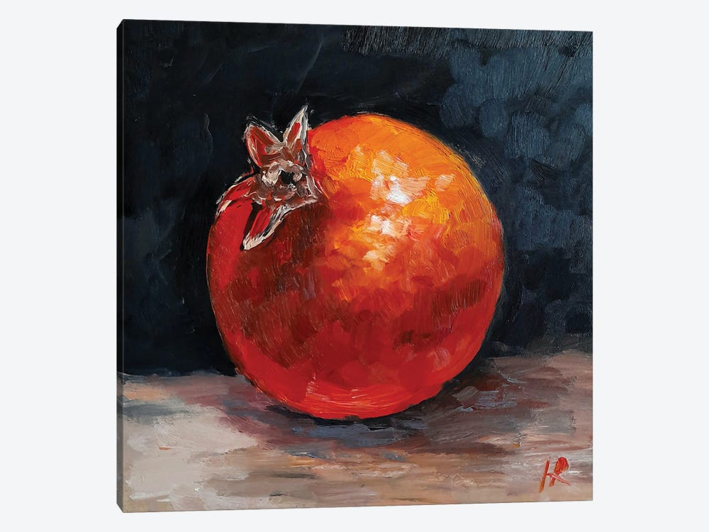Pomegranate by Romana Khomyn 1-piece Canvas Art