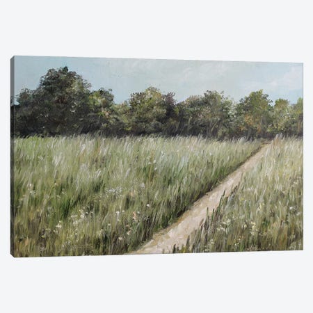Summer Field Canvas Print #RKY110} by Romana Khomyn Canvas Print