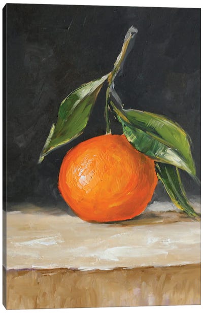 Tangerine Canvas Art Print - Orange Art