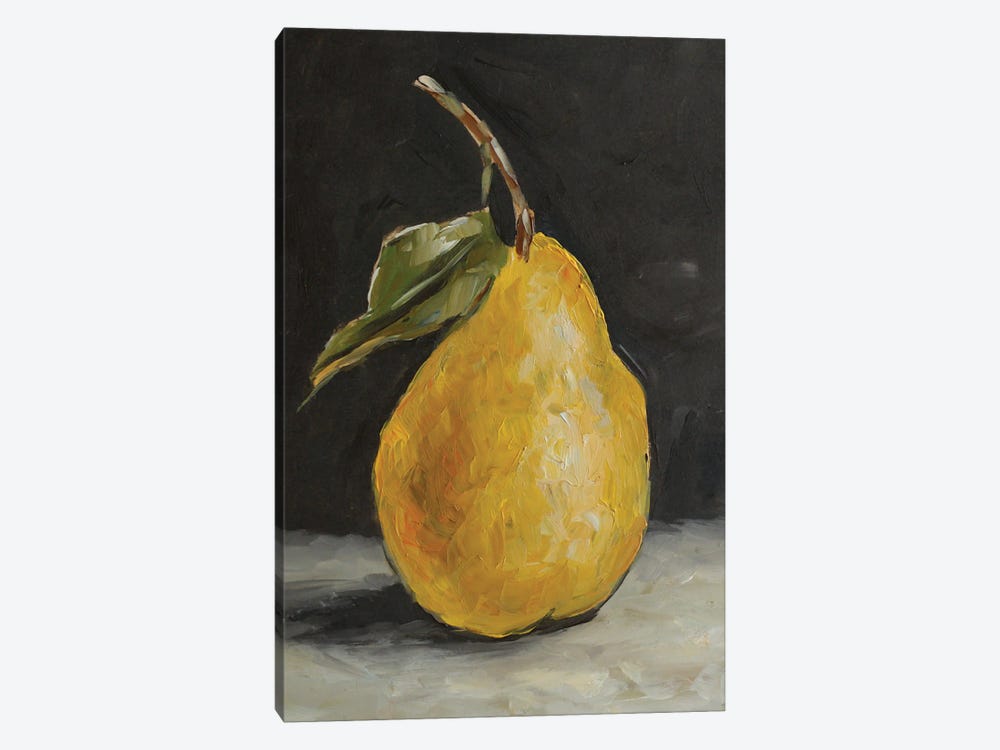 Yellow Pear by Romana Khomyn 1-piece Canvas Artwork