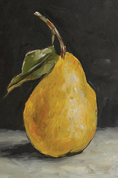 Romana Khomyn: Yellow Pear by Romana Khomyn