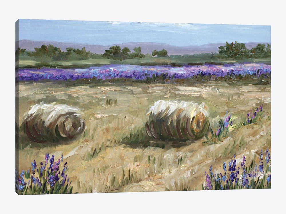 Hay Bales by Romana Khomyn 1-piece Art Print