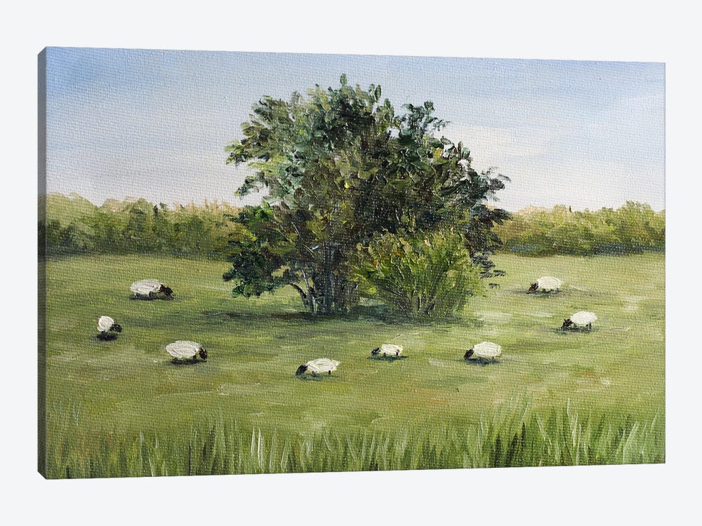 Pastoral Painting by Romana Khomyn 1-piece Canvas Wall Art
