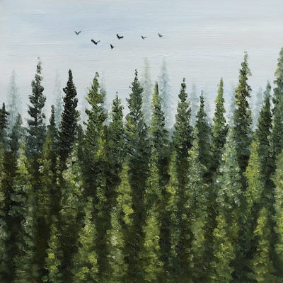 Rustic Forest by Romana Khomyn framed wall art