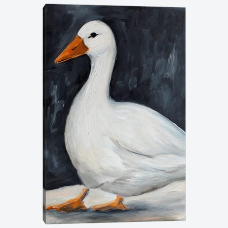 Duck Painting Canvas Print #RKY133} by Romana Khomyn Canvas Art Print
