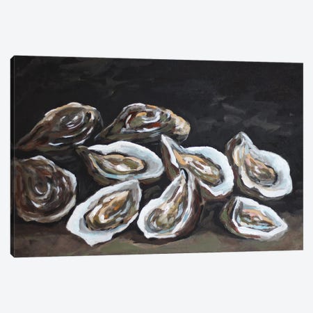 Still Life With Oysters Canvas Print #RKY13} by Romana Khomyn Canvas Artwork