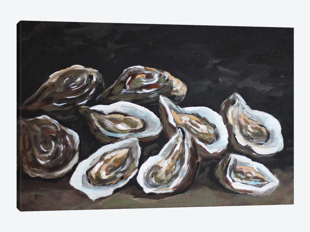 Still Life With Oysters by Romana Khomyn 1-piece Canvas Print