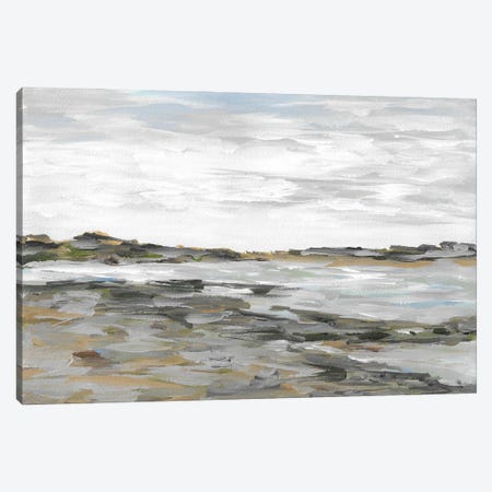 Abstract Landscape With Lake Canvas Print #RKY143} by Romana Khomyn Canvas Artwork