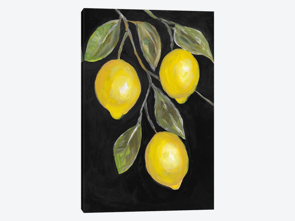 Lemon Tree Painting by Romana Khomyn 1-piece Canvas Print