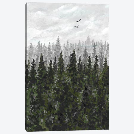 Smoky Forest Canvas Print #RKY147} by Romana Khomyn Art Print