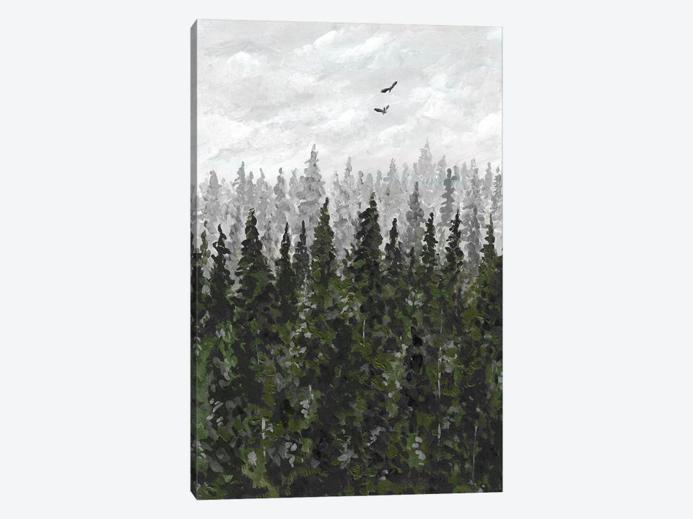 Smoky Forest by Romana Khomyn 1-piece Canvas Artwork
