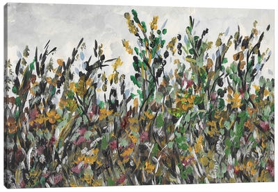 Autumn Wildflowers Canvas Art Print - Romana Khomyn