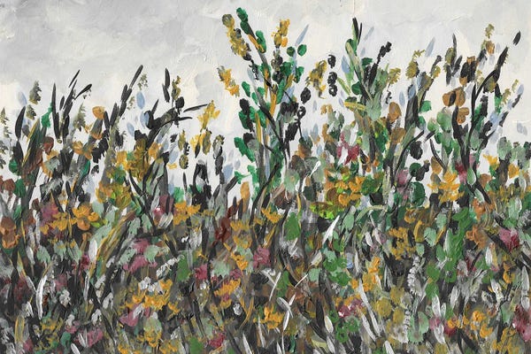 Romana Khomyn: Autumn Wildflowers by Romana Khomyn