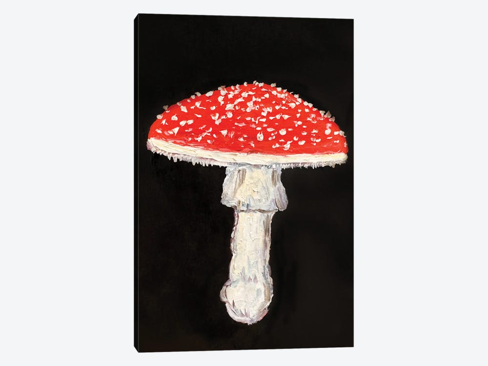 Fly Agaric Mushroom Fall by Romana Khomyn 1-piece Art Print