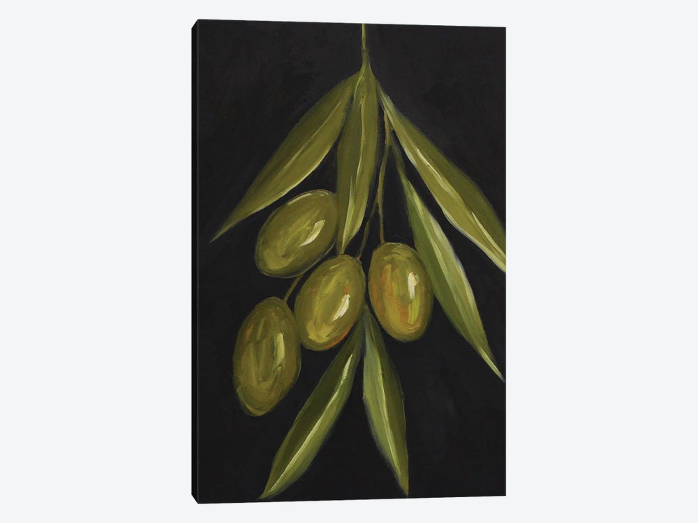 Olive Tree Branch by Romana Khomyn 1-piece Canvas Art Print