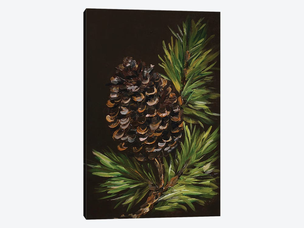Pine Cone by Romana Khomyn 1-piece Canvas Wall Art