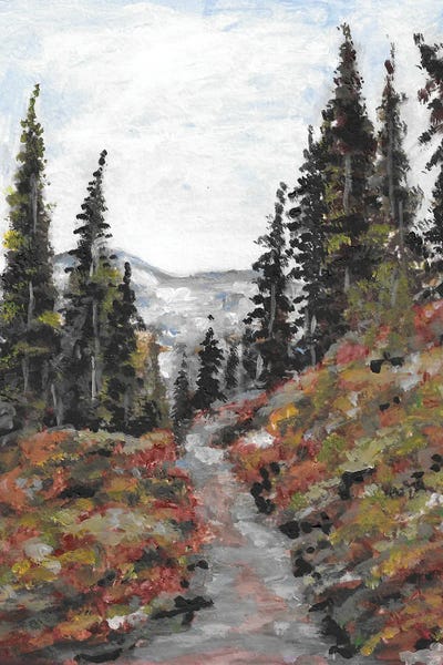 Romana Khomyn: Autumn Landscape I by Romana Khomyn