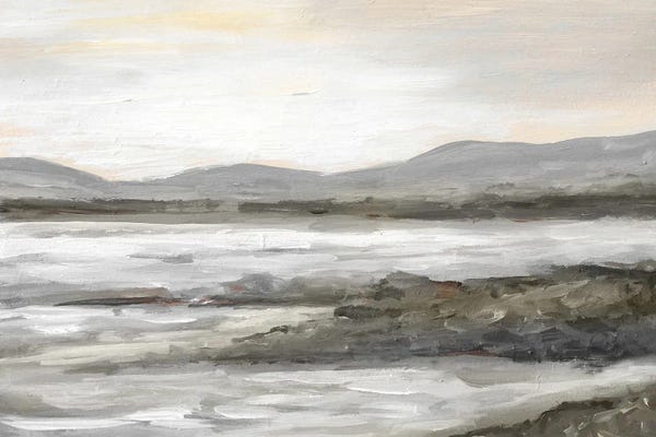 Romana Khomyn: Minimalist Lake by Romana Khomyn