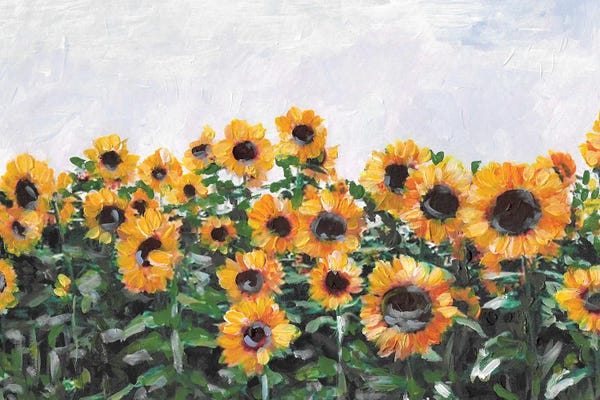 Fine Art Print: Autumn Sunflowers by Romana Khomyn