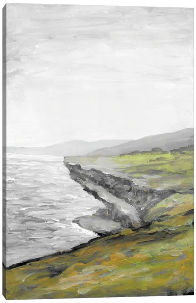 California Bay Canvas Art Print - Cottagecore Goes Coastal