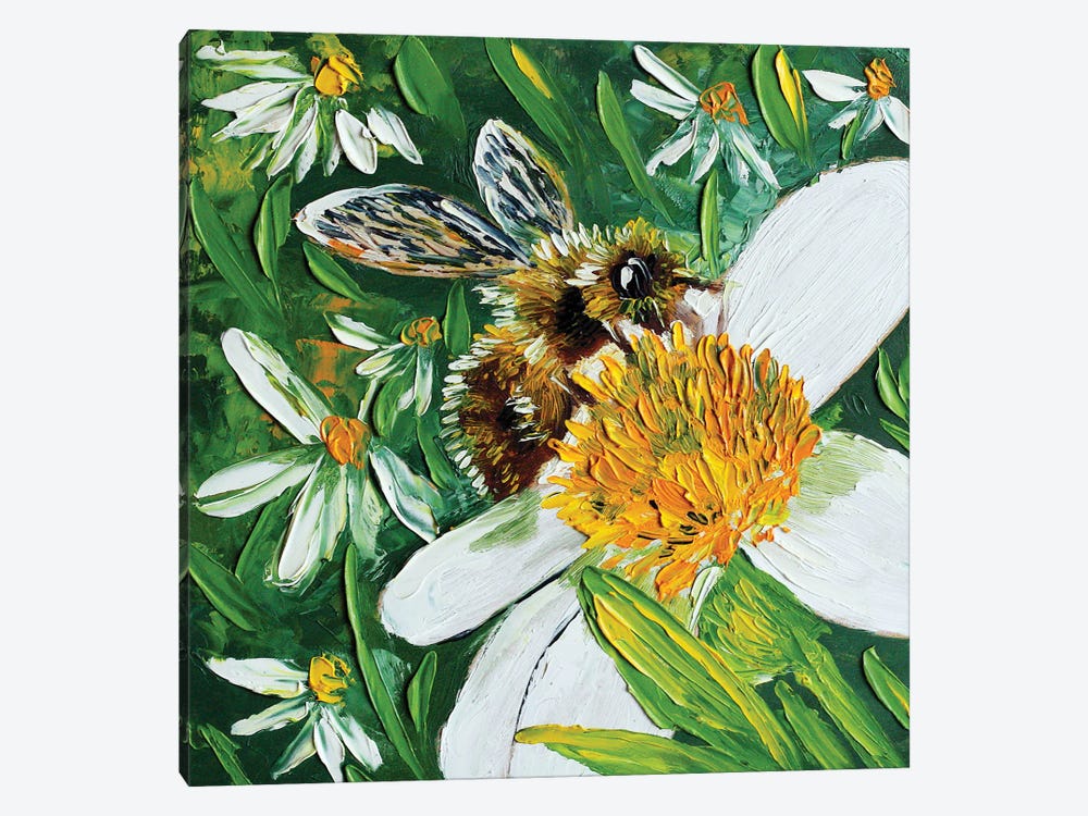 Bee by Romana Khomyn 1-piece Canvas Art Print
