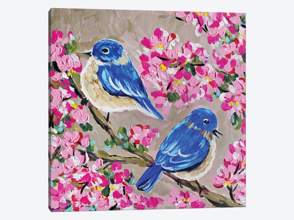 Bluebird by Romana Khomyn 1-piece Canvas Art Print