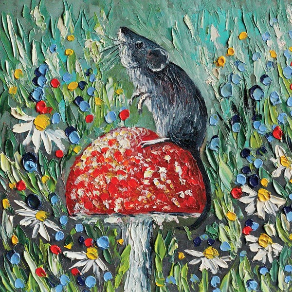Romana Khomyn: Field Mouse by Romana Khomyn