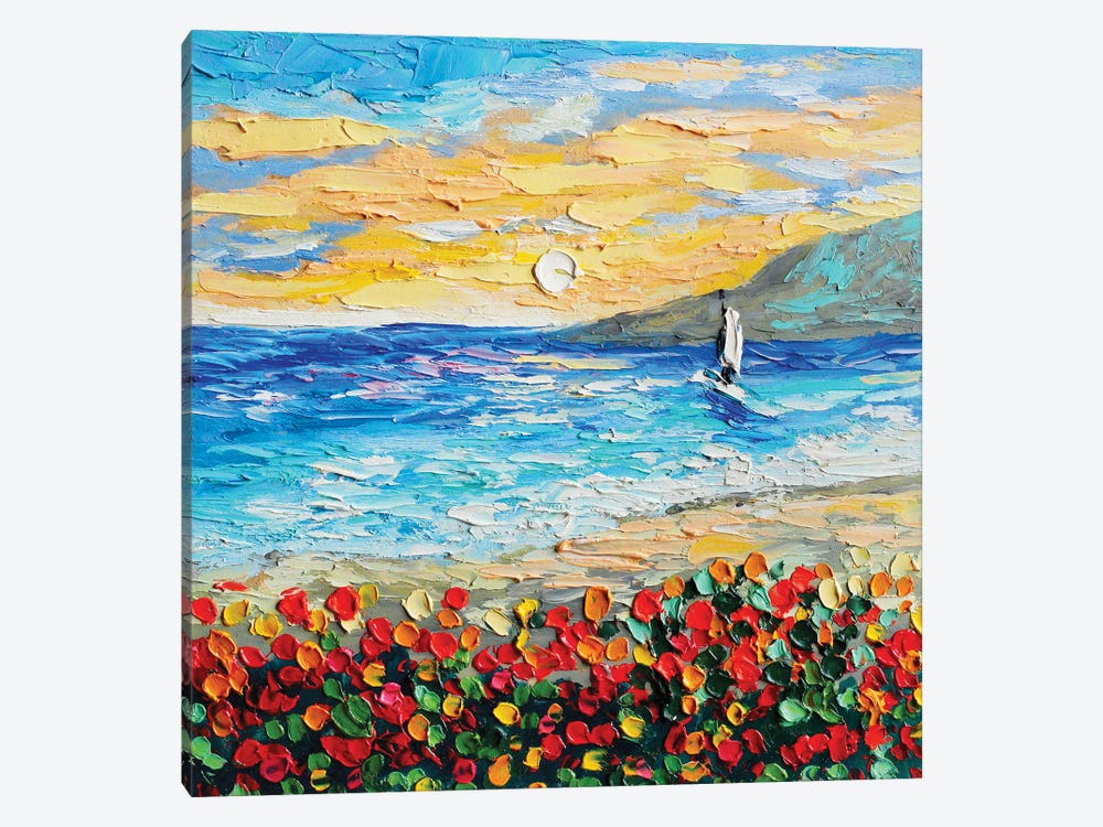 Laguna Beach by Romana Khomyn 1-piece Canvas Art