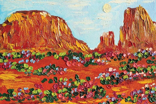 Romana Khomyn: Monument Valley by Romana Khomyn