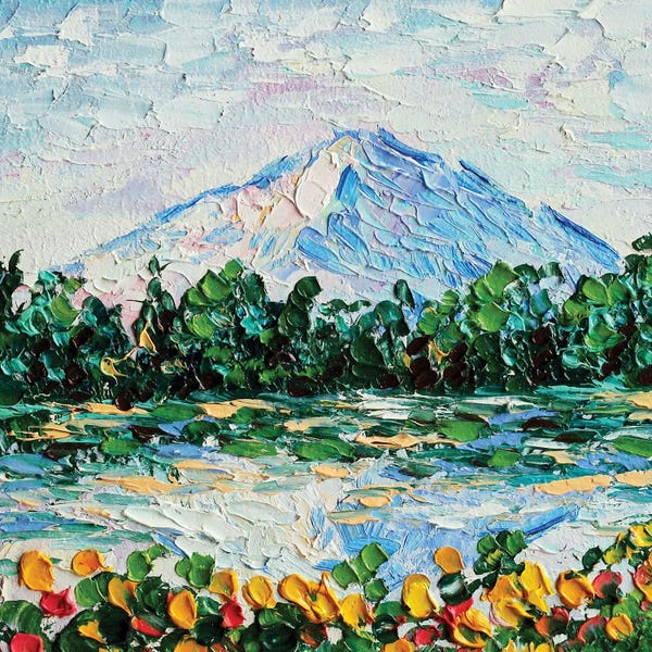 Romana Khomyn: Mount Rainier by Romana Khomyn