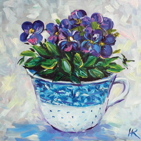 Romana Khomyn: Pansy by Romana Khomyn