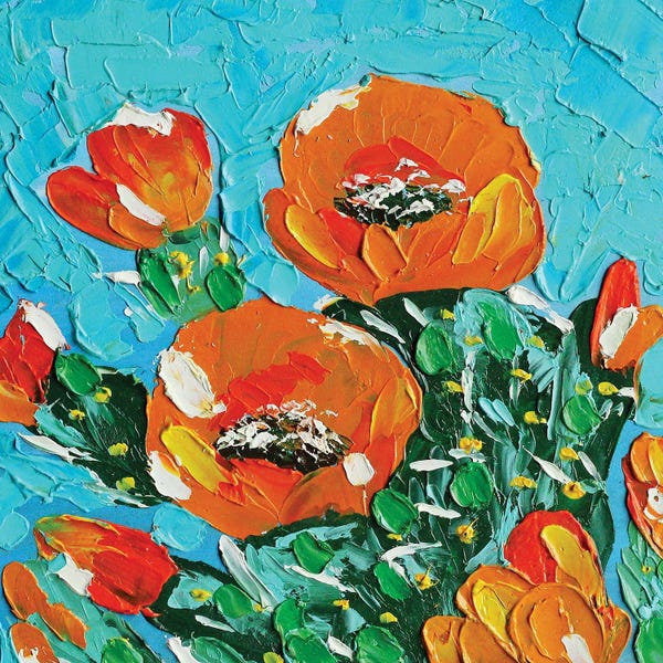 Romana Khomyn: Prickly Pear Cactus by Romana Khomyn
