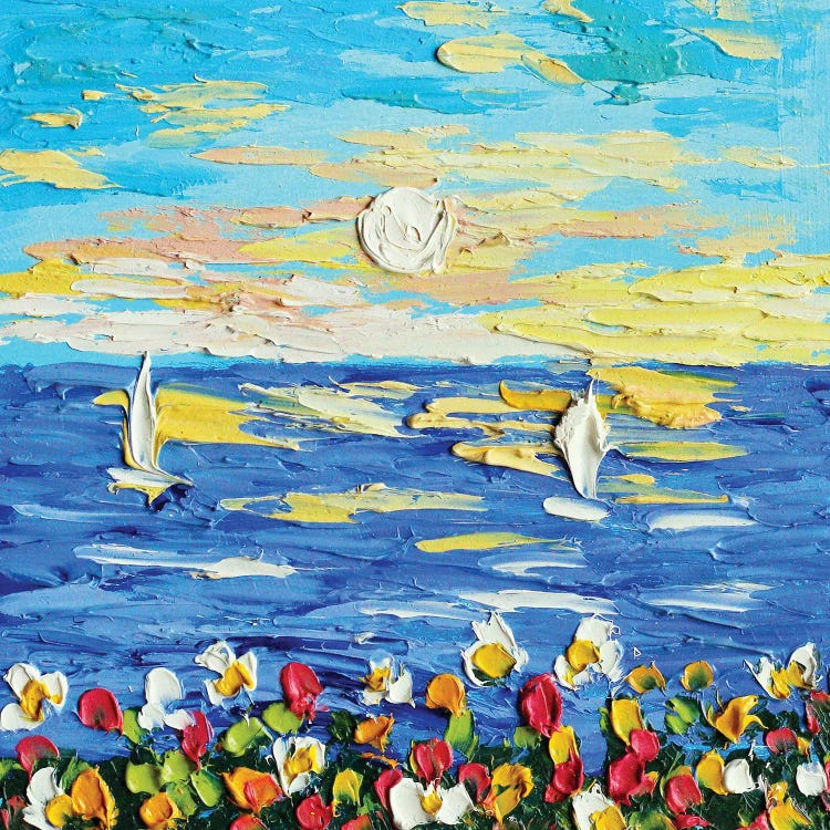 Sailboat II by Romana Khomyn wall art