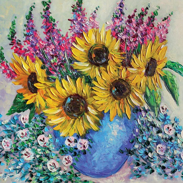 Fine Art Print: Sunflowers by Romana Khomyn