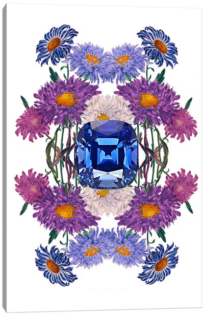 Flowers And Stones - September Canvas Art Print - RococcoLA