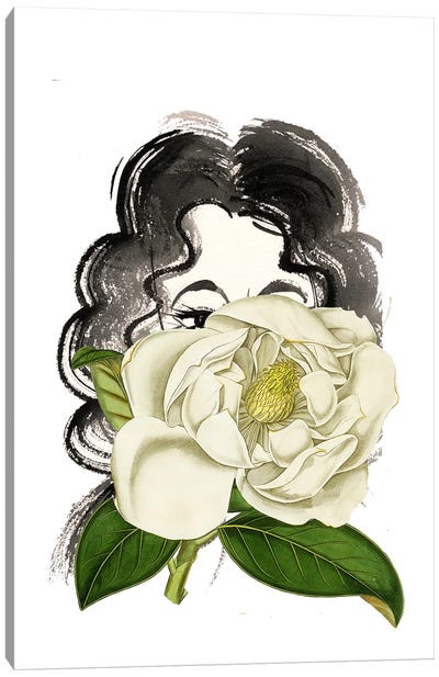 Look Through The Flower - Magnolia Canvas Art Print - RococcoLA