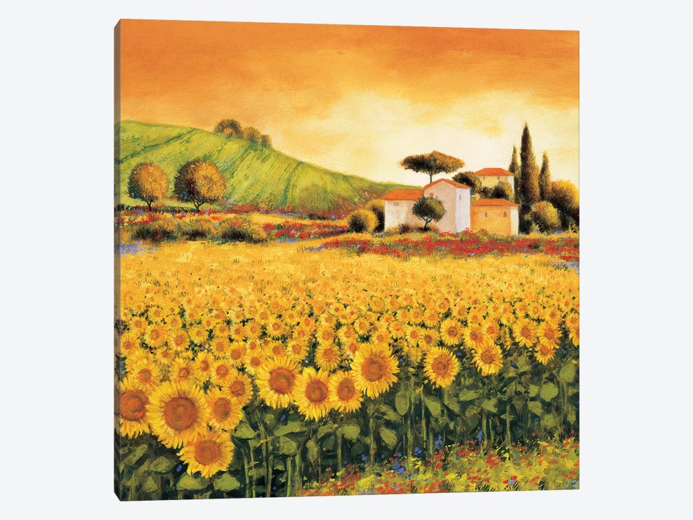 Valley of Sunflowers by Richard Leblanc 1-piece Canvas Art Print