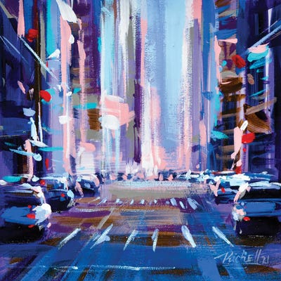 City X by Richell Castellón canvas print