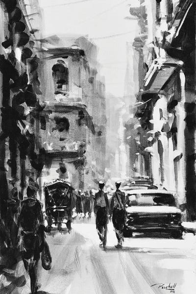 Richell Castellón: Couple In Gray by Richell Castellón