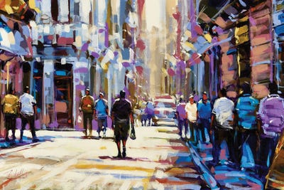 15 People by Richell Castellón canvas print