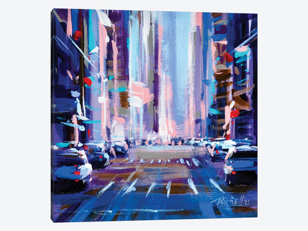 City X by Richell Castellón 1-piece Canvas Art Print