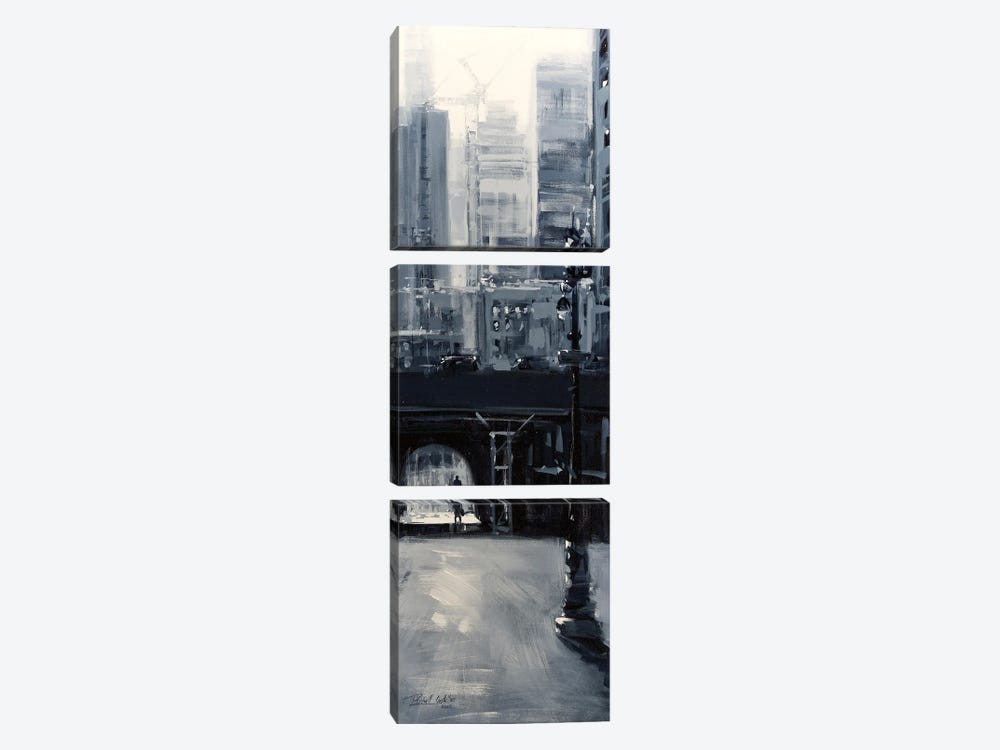 Alone In Ny by Richell Castellón 3-piece Canvas Art Print
