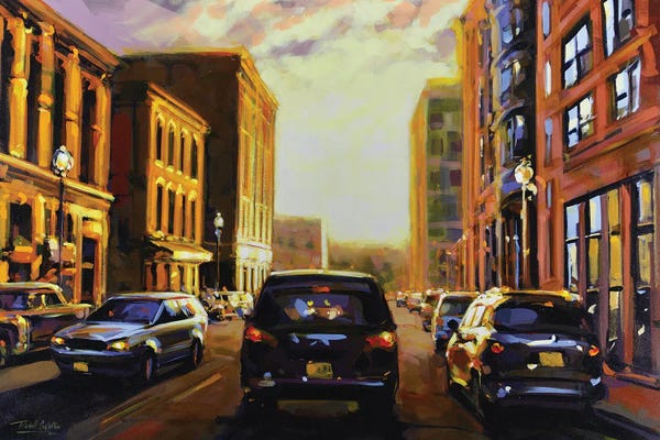 Richell Castellón: Sunset At Fayette by Richell Castellón