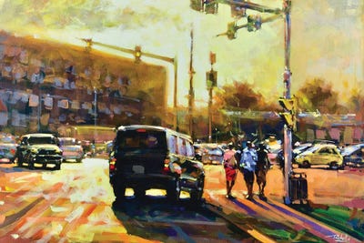 Geddes St by Richell Castellón multi panel art