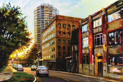 Crowne Hotel by Richell Castellón canvas print