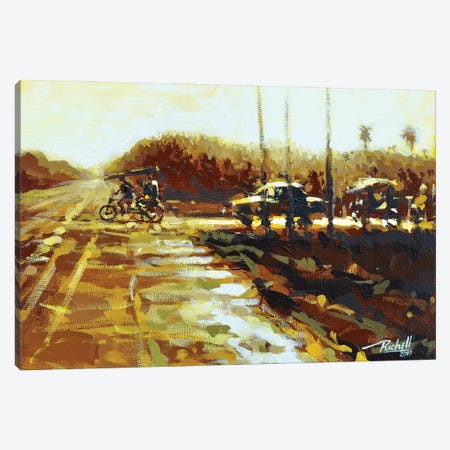Crossing Highway Canvas Print #RLC151} by Richell Castellón Canvas Art