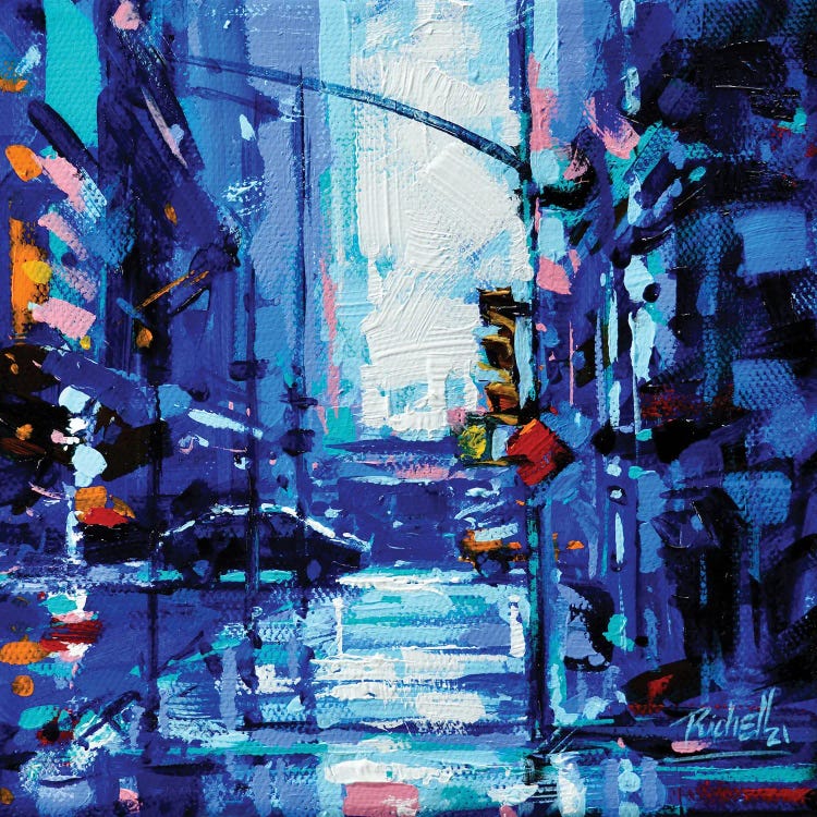 Azul by Richell Castellón wall art