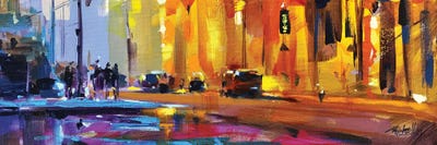 NY by Richell Castellón multi panel art